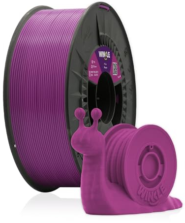 WINKLE PLA HD Filament 2.85mm Mauve, 1kg Spule, 3D Drucker Filament Kompatibel mit FDM Druckern, 3D-Druckmaterialien, Maßgenauigkeit +/- 0.05mm, Bioabbaubar Leicht zu Bedrucken
