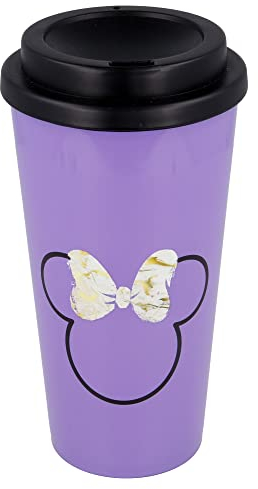 Stor Vaso de café para Llevar Reutilizable de 520 ml de Minnie Mouse