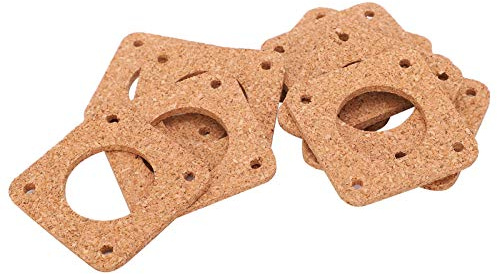 20Stk. 42 Schrittmotor Korkplatte Motor Vibrationsdämpfer Dreidimensional Drucker Dichtung Dämpfungspads Geeignet für Nema 17 Loch Abstand