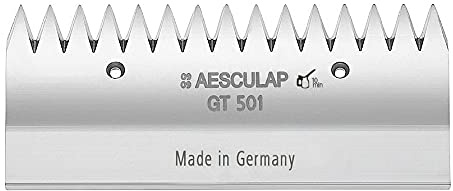 Kerbl GT501 Obermesser mit 15 Zähne für Rinder und Pferde, Stundardschur, 100 Stück