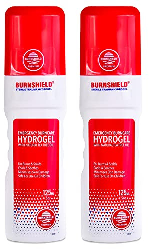 Burnshield Spray para quemar hidrogel premium 4 oz (125 ml) - 2 unidades