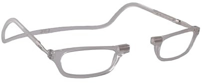 CliC Eyewear - Lesebrille - mit flexiblen Magneten - Original CLIC CLASSIC - Lesebrille für Damen und Herren (3.5, grau)