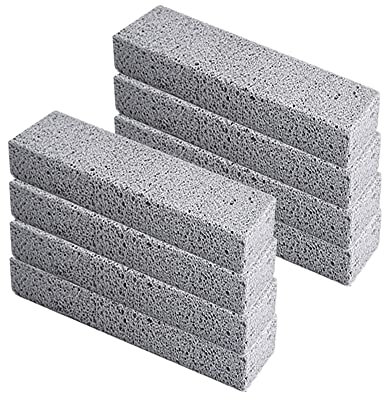 RPYUEYOU Bimsstein für WC-Reinigungsschüssel, Bimsstäbchen-Reiniger zum Entfernen von Toilettenschüsselring, Bad, Haushalt, Küche, Spa, Pool, Grill, Haushaltsreinigung, 8 Stück