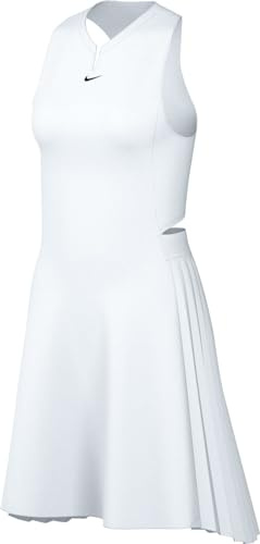 NIKE DX1427-100 W NK DF CLB Dress T-Shirt Damen White/Black Größe S