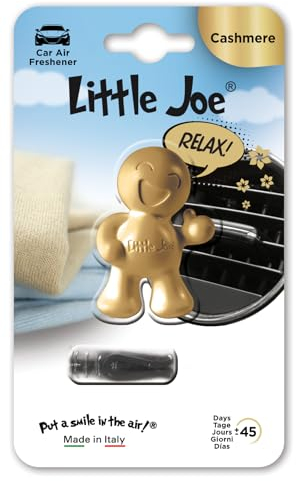 Little Joe OK Mini-Blister +/- 45 Tage frischer Duft im Auto/fresh Air in the Car/parfum frais dans la voiture/profumo fresco in macchina (gold/Cashmere)