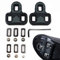 XZEIT KEO Fahrrad-Cleats kompatibel mit Look Cleats(4.5° Grad), Fahrrad Schuhplatten Kompatibel, Indoor Outdoor Radfahren Rennrad Schuhplatten für Damen und Herren Clipless und Fahrradschuhe(dunkelgr