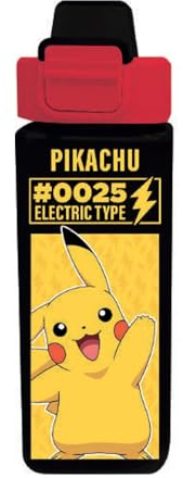Kids Licensing Borraccia con chiusura a scatto [500 ml], Pokémon