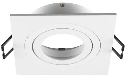 SLV NEW TRIA 75, Deckeneinbauring, L: 9 B: 9 H: 2.6 cm, IP 20, weiß