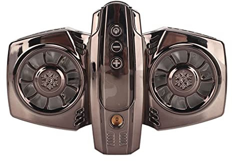 Handy Kühler Gaming, Phone Cooler mit Dual-Ventilatoren Leise Gaming Halbleiter Kühlkörper für 2,6 bis 3.5 Zoll Breites Smartphone, Handykühler Lüfter für Live-Streaming Vlog