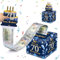 70. Geburtstag Geschenkbox Überraschungsbox, Blaues Gold Geldgeschenke Verpackung mit 3D Pop Up Geburtstag Grußkarten, DIY Mystery Rätselbox, Geld Geschenkverpackung für Ihre Familie, Kinder BkRSG