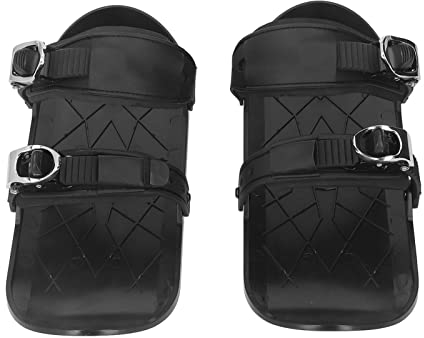 Kurze Snow-Skates, Mini-Short-Ski-Skates, einfache Steuerung, tragbar, verstellbare Bindung, Einheitsgröße, Schwarz, for Ski-Wettbewerbe/471