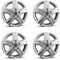 4x Borbet Felgen CWD 7x17 ET46 5x108 crystal silver kompatibel mit Peugeot 3008 5008 508 Crosscamp Expert Traveller