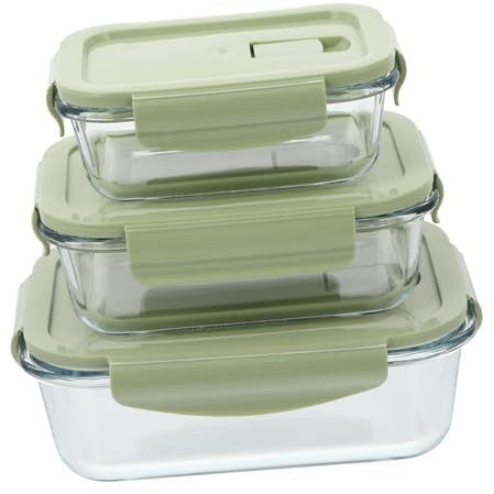 TOPBATHY 3 Pezzi Contenitore Per Il Pranzo In Contenitore Per Alimenti In
