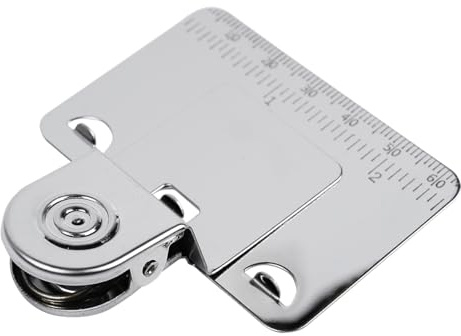 VOANZO 2 Stück Maßband-Clips, Präzisions-Befestigungswerkzeug für genaue Messungen, universell passend für alle Maßbänder, ideal für Heimwerker, BAU und Handwerk