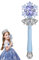 JOINPAYA Baguette magique lumineuse en forme de flocon de neige pour fille - Fonction de pulvérisation - Jouet magique avec lumière - Pour jeux de rôle et plaisir quotidien - Idée cadeau pour garçons