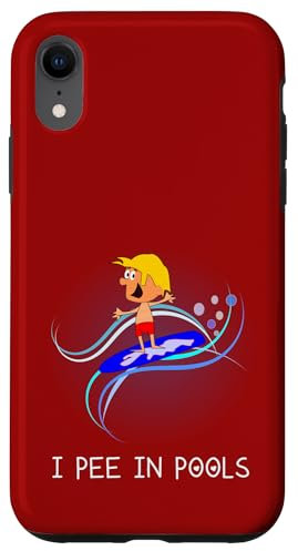 Je fais pipi dans les piscines Coque pour iPhone XR