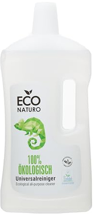 EcoNaturo - Universeller Allzweckreiniger 1000ml - 100% Pflanzlich - Ökologisch Abbaubar - ohne Tierversuche - zertifiziert mit Ecolabel und Viva - für Küche und Oberflächen