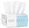 Lingettes sèches faciales pour - Serviette visage en coton super doux, sans peluches pour peau sensible, grandes lingettes jetables | Lingettes démaquillantes pour peaux grasses