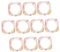 Beaupretty 10pcs Reusable Wax Warmer Mats for Clean Waxing Wax Machine Accessories Spill Control Paper Collars for Efficient Waxing Sessions