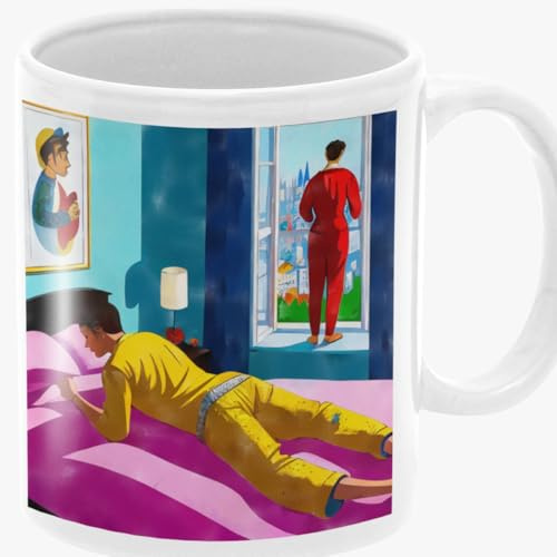 GALERIE SCHÖNE KÜNSTE - Die Tassen Collection, Special Edition Schwul & Queer #16 - Kunst macht den Unterschied - Gay Love erotischer Morgen Kunstdruck auf Tasse - Kaffeetasse, Sammeltasse, Geschenk