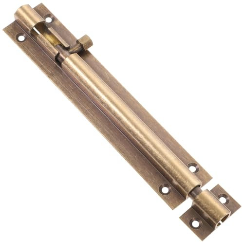 HOLIDYOYO Cerradura de Pestillo Deslizante de Antiguo para Puertas para Puertas Interiores y Ventanas Sistema de Seguridad y de Instalar