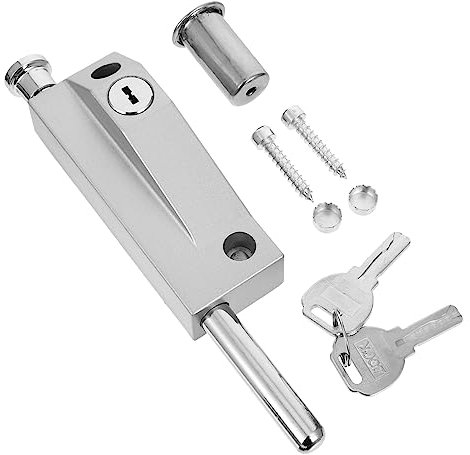 SHINEOFI Serratura a in Chiavistello per Porta in Serratura Scorrevole e Facile da Installare