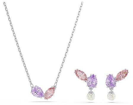 Swarovski Ariana Grande X Swarovski Kollektion, Gemischte Schliffe, Mehrfarbig, Rhodiniert