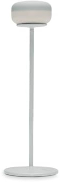Fatboy Cheerio LED Tischlampe - Indoor & Outdoor Lampe - 26cm - Hellgrau | Dimmbare Nachttischlampe mit Ladefunktion, Tischlampe Kabellos, Akku für 8 bis 99 Stunden, 2200K Leselampe, IP55 Tischleuchte
