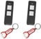 Sommer, Pearl Twin 2-Befehl-Handsender 868Mhz S10019-00001 SOMloq2 (2er Pack) + 2 Stück ADAMS Schlüsselanhänger/Einkaufschip
