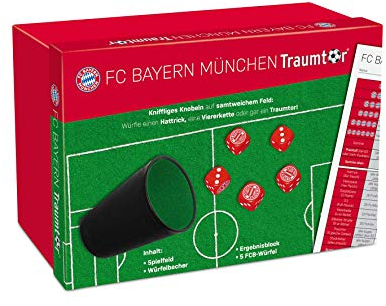 Teepe 22182480 FC Bayern München Traumtor-Würfelset, Yellow