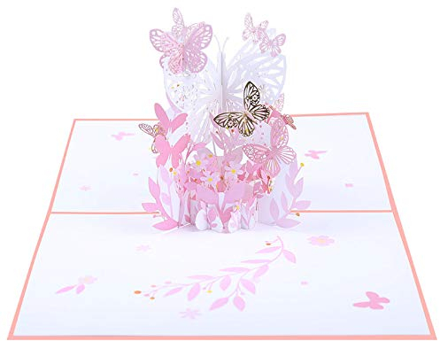 Adispotg 3D Pop Up Grußkarte, Jubiläum Valentinstag Geschenkkarte, für Sie, Mutter, Frau, Liebhaber, Valentinstag, Geburtstag, Jubiläum, Weihnachten, Hochzeitsgeschenk