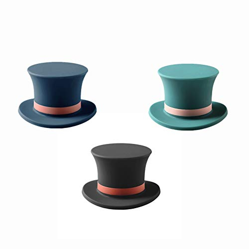 3 pezzi Tappo per Bottiglia di Vino in Silicone per Mantenere Vino Fresco, Riutilizzabile Silicone Sigillatore di Bottiglia per Preservare Birra Champagne Bevanda Alcolica