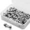 (40 Sätze) M6-1,0 x 10mm Innensechskantschrauben und Muttern Set 304 Edelstahl 18-8 Rundkopfschrauben