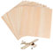 STARVAST 12 placas de madera de balsa, 1,5 mm x 300 mm x 300 mm, madera de balsa de 1,5 mm, madera balsa, tablero de madera para modelo, avión, barco, carpintería, barcos, casas