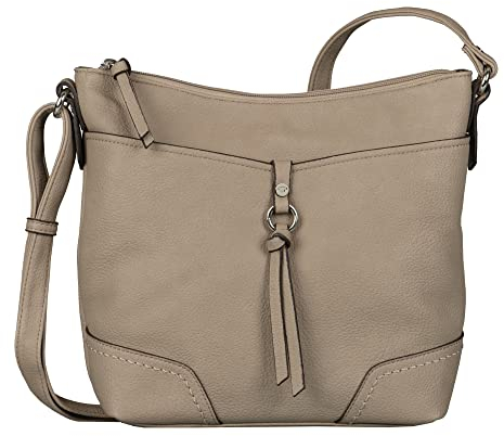 TOM TAILOR Imeri Damen Umhängetasche Crossbody Bag Klein Beige