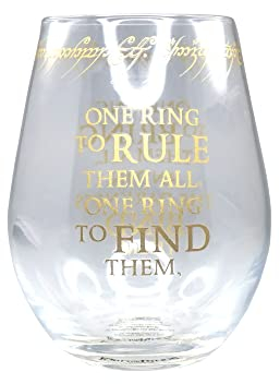 New Line Cinema Verre Le Seigneur des Anneaux - Un Anneau - Verre à boire - Cadeaux