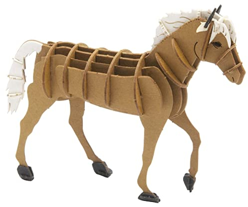 Fridolin 3D Papiermodell Haflinger Pferd