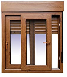 Ventanastock Ventana PVC Corredera Con Persiana (PVC) 1000x1155 2 hojas
