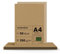 Netuno 50x Kraftpapier 250g DIN A4 210 x 297 mm Aster Kraft Kraftkarton zum basteln dickes Kraftpapier a4 Recycling Papier Bastelkarton Hochzeit Vintage brauner Karton Natur craft naturbraunes Papier