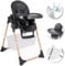 Suleno® Hochstuhl Baby mit Spielbogen und Ablage - Hochstuhl Baby mit Liegefunktion für Junge Eltern, Vielseitiger Kinderhochstuhl, Ergonomischer Baby Hochstuhl für Komfort und Sicherheit (Schwarz)