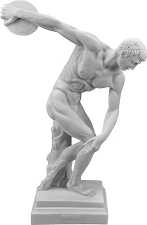 Generic Discobolus Diskuswerfer männlicher Athlet griechische römische Statue Skulptur