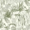 CiCiwind Papier peint autocollant Motif fleurs blanches et vertes 41 × 300 cm Film autocollant pour meubles En vinyle imperméable Pour mur armoires meubles