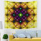 Wycian Wandvorhang Boho Wandtuch Klein Wald Mehrfarbig Mandala Blume Mikrofaser Wandtuch Outdoor Upgrade Vertikale Ausrichtung 100X70cm （Breite x Höhe）