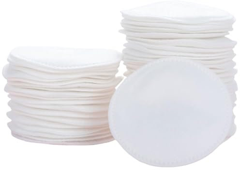 Pack of 80 Round Cotton Wool Pads, 100% Pure Cotton, Facial Cotton Wool Pad Suitable for Everyday use for Cleansing or moisturising All Skins
