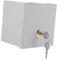 Happyyami Outdoor Electrical Outlet Lock Box Weatherproof Protector Cover for Extension Cords Iron Anti-Theft Case with Lock for Garden and Outdoor Use Secures Equipment from Theft