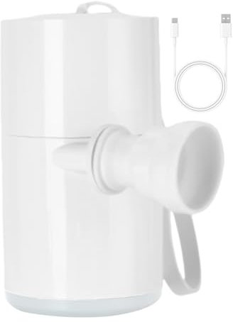 Pool Float Inflator - Rechargeable Electric Pump with Light | 180L/min Fast Inflation for Mattresses & Camping Equipment | 3 Nozzles + 1300mAh Battery (ABS, 400lm Brightness, 4.7cm)