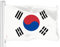 G128 südkorea Korean Flag 3x5 ft Printed messingösen 150d Polyester qualität Flagge innen/außen - viel Dicker haltbarer als 100d 75d Polyester