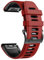 NotoCity Armband für Garmin Fenix 6x/6x Pro/5x/5x Plus/7x/7x Pro/8 51mm, Quickfit 26mm Uhrenarmband für Garmin Enduro 2, Fenix 3/3 HR, Instinct 2X, Epix Pro 51mm, Descent MK1/2, Quatix 7X(Rot-Schwarz)