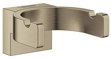 GROHE Selection | Essentials - Doppelter Bademantelhaken | Verdeckte Befestigung | nickel gebürstet | 41049EN0