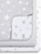 Snüz 3 Piece Crib Bedding Set – 100% Jersey Cotton – Grey & White Blanket and Crib Sheets – Star